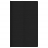 Covor de cort, negru, 400x400 cm, HDPE GartenMobel Dekor, vidaXL