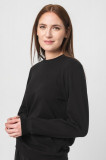 Bluza coton casual femei black-xl, Pegas