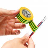 Banda izolatoare 15 mm - 10 m galben-verde Best CarHome, Handy