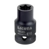 Cheie tubulară Torx 1/2&quot;, Impact, Torx Extern E20, 38mm