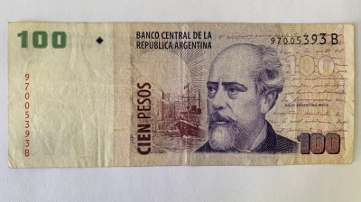 Bancnota 100 PESOS - 2002 - Argentina - P-357a.1 foto