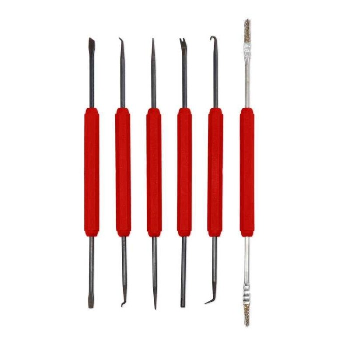 Set instrumente cu varf ascutit si carlige Weller WLACCSAK-02, 170 mm, 6 piese