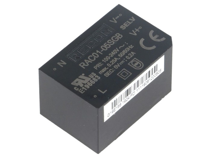 Convertor AC/DC 5V 1W pentru PCB