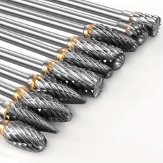 Set freze profil din carbura de tungsten, 10 buca?i foto