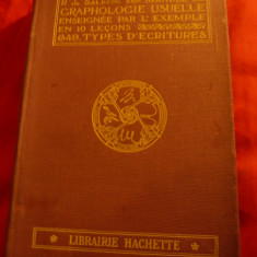 R.de Salberg - Manual de Grafologie - Ed. Hachette 1935 ,319pag.lb.franceza