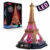 Cumpara ieftin CUBICFUN - PUZZLE 3D TURNUL EIFFEL EDITIE LUMINOASA 51 PIESE