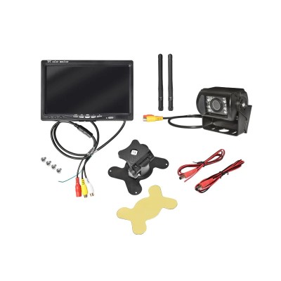Pachet camera marsarier + monitor wireless 12V foto