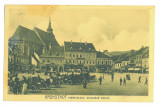 4581 - BRASOV, Market, Romania - old postcard - used - 1913, Circulata, Printata