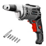 Masina de gaurit si insurubat Graphite 520W, 0-4200 rpm, cu accesorii