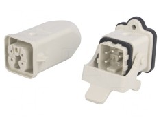 Conector HDC Tată Mamă 5 4 Pin 3A Drept
