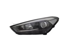 Far HYUNDAI TUCSON (TL), 09.2015-06.2018, partea stanga, TYC, cu &amp;quot;lumina timp de zi&amp;quot; tip LED; H7+H7+H7+PY21W; electric; cu motor; halogen;