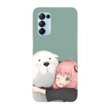 Husa compatibila cu Oppo Find X2 Pro model Bond and Anya Spy x Family, Silicon, TPU, Viceversa, Transparent, Carcasa
