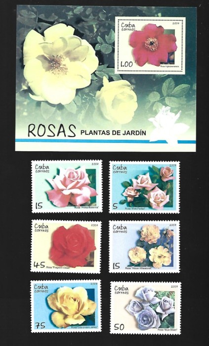 cuba flori mnh
