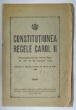 CONSTITUTIUNEA REGELE CAROL II 1938