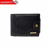 Cumpara ieftin Portofel barbatesc,Shidai, 539 negru, inchidere cu capsa, buzunar exterior