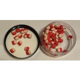 Wafters Pernuta,Usturoi (rosu-alb) 8 mm- 20 gr - Da-i cu apa!