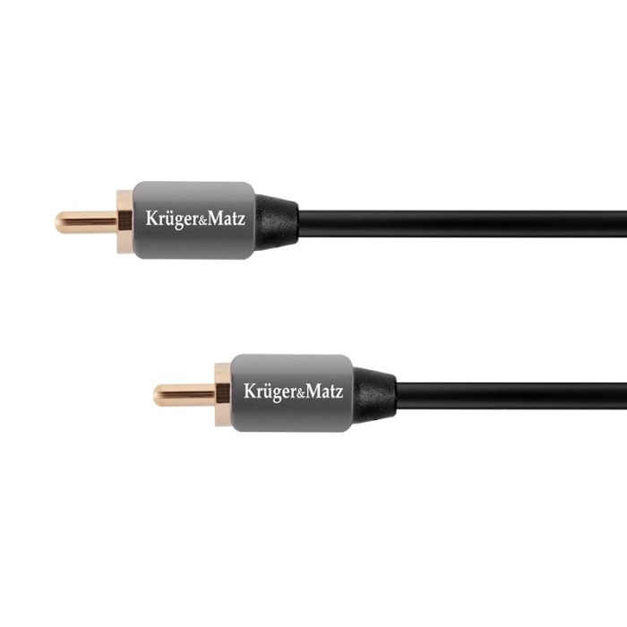 Cablu RCA t-t 1m KM