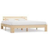 Cumpara ieftin Cadru de pat fără saltea, 180x200 cm, lemn masiv pin
