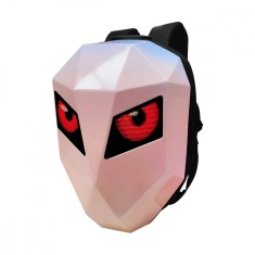 Rucsac moto Led CRELANDER, impermeabil, compartiment laptop 15.6, extensie pentru casca Roz