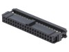 Conector IDC Mama TE Connectivity 40 Pini Aurit, Cablu Banda, Pas 2.54mm