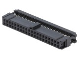 Mufă IDC Mamă 40 PIN Cablu-Bandă Aurită Neagră