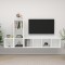 vidaXL Set de dulapuri TV, 3 piese, alb, lemn prelucrat 3079826