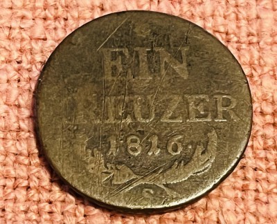Ein Kreuzer 1816 S foto