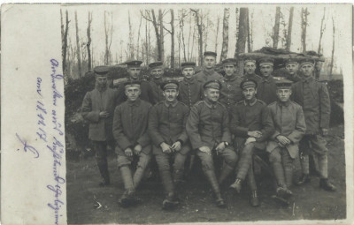 AMS# - ILUSTRATA, FOTOGRAFIE MILITARI PE FRONT WW 1 1917 CIRCULATA foto
