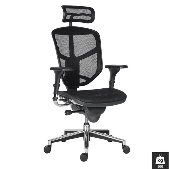 Scaun ergonomic mesh Enjoy negru