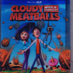 Blu Ray 3D: Cloudy With a Chance of Meatballs ( original, dublat romana )