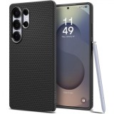 Husa Spate Spigen Liquid Air Compatibila Cu Samsung Galaxy S25 Ultra, Materiale Premium, Rezistenta La Socuri, Silicon, Negru