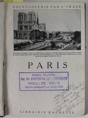 ENCYCLOPEDIE PAR L &amp;#039;IMAGE , COLIGAT DE CINCI CARTI , 1929 foto