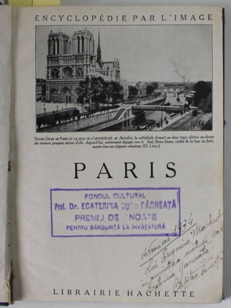 ENCYCLOPEDIE PAR L &#039;IMAGE , COLIGAT DE CINCI CARTI , 1929