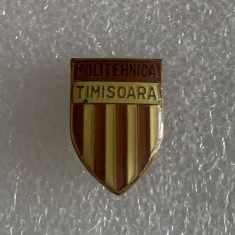 Insigna fotbal Politehnică Timișoara