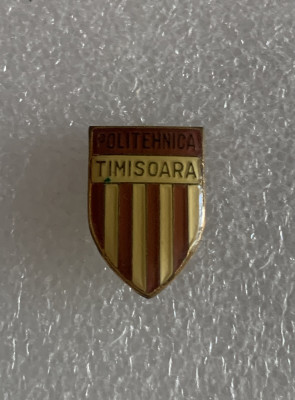 Insigna fotbal Politehnică Timișoara foto