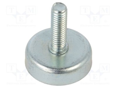 Magnet fix ferită 40N &amp;Oslash;25mm H7mm oțel ELESA GANTER foto