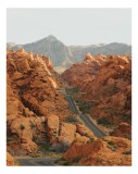 Tablou Canvas Peisaj Arid Deșert Munte Roci Natură, 26 x 39 cm, CMCLASS
