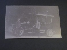 Automobil de lux cu pasageri eleganți Belle &Eacute;poque - Carte Poștală Franța ,Necirculată