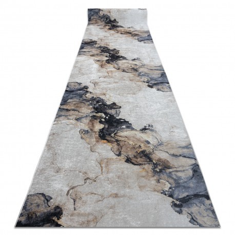Traversa anti-alunecare LOTUS SHADOWS 37550 Abstracția bej / gri PENTRU SPĂLARE, 100 cm