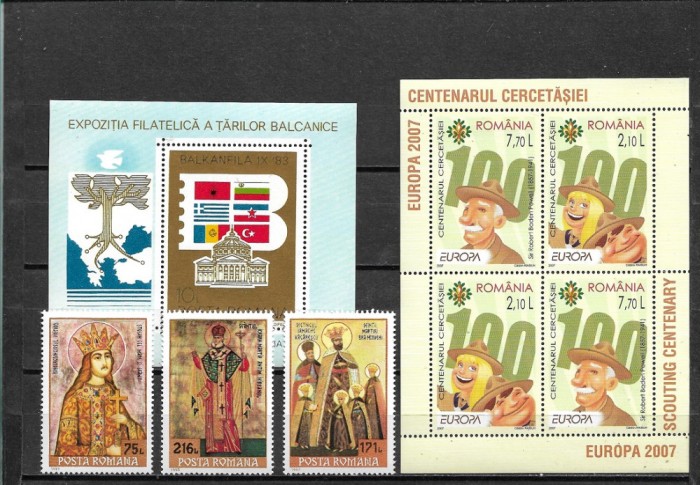 C5502 -lot Romania ,timbre nestampilate MNH,serii complete
