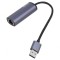 Adaptor USB Fast Ethernet 3.1 Gri 10/100/1000Mbps PnP