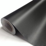 Folie autocolant Carbon 3D Neagra ,iesire in relief, 127 x 50 cm