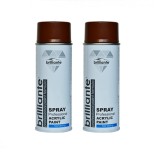 Vopsea Spray Brilliante Maro Teracota RAL 8003, 2 x 400ml