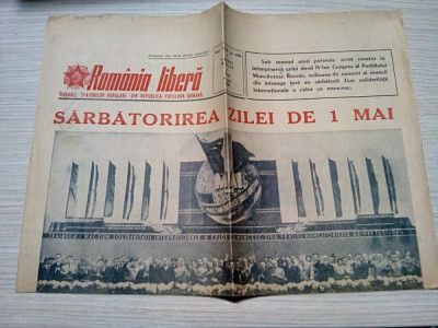ROMANIA LIBERA Luni 3 mai 1965 - SARBATORIREA ZILEI DE 1 MAI foto