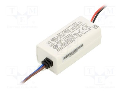Alimentator pulsatoriu LED 8W 11-23VDC MEAN WELL IP42 foto