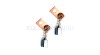 2x Z&acirc;na cărbunelui, perie de motor 3x3x4,5 dispozitiv de lustruire, VHBW