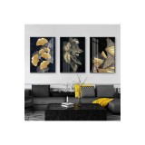 Set de afișe moderne abstracte LPFNSF, decor de perete pentru casă &icirc;n stil boemian, afiș cu imprimeu de frunze de plante, fără ramă (Stil 2.30 x 40 cm
