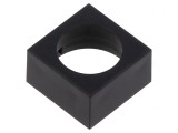 Eclisă Neagră Plastic 15,3x15,3mm
