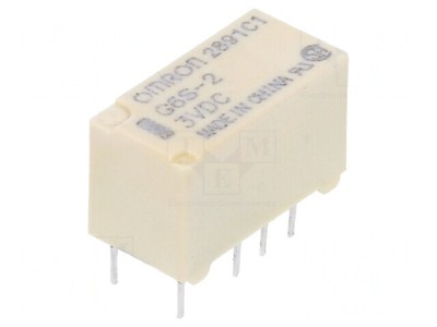Releu Electromagnetic DPDT 3VDC 2A foto