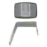 Ochi de pisica, alb, montaj fata MTB Cod:546070020RM